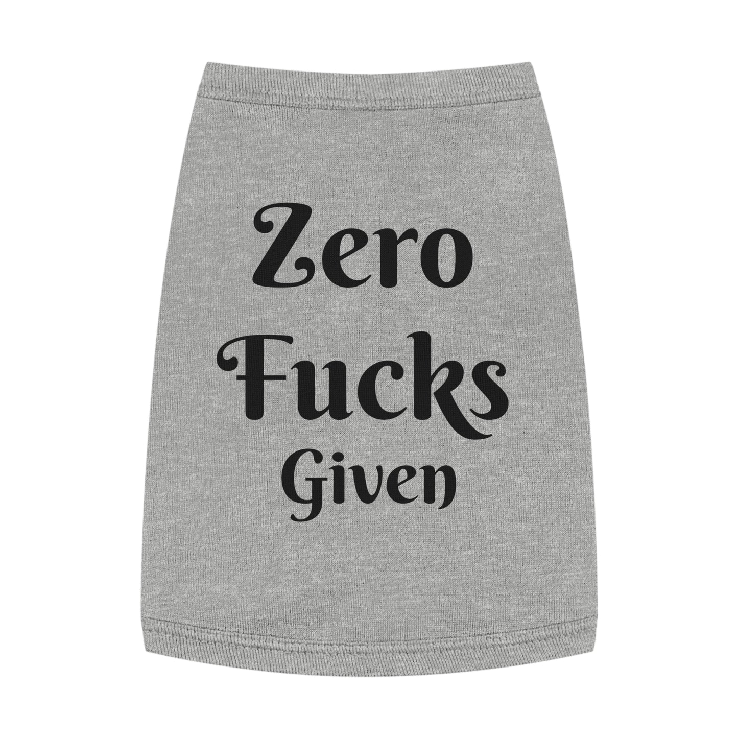 Zero Fucks Pet Tank Top