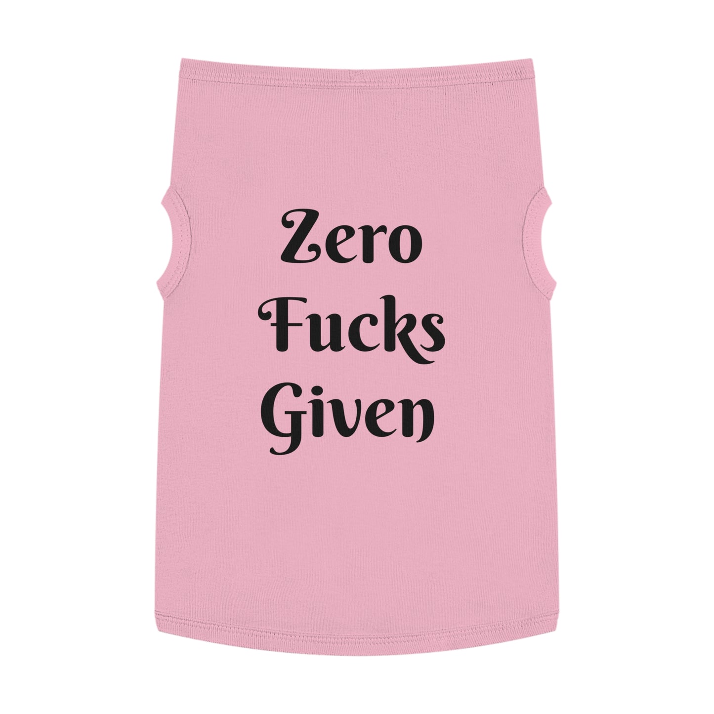 Zero Fucks Pet Tank Top