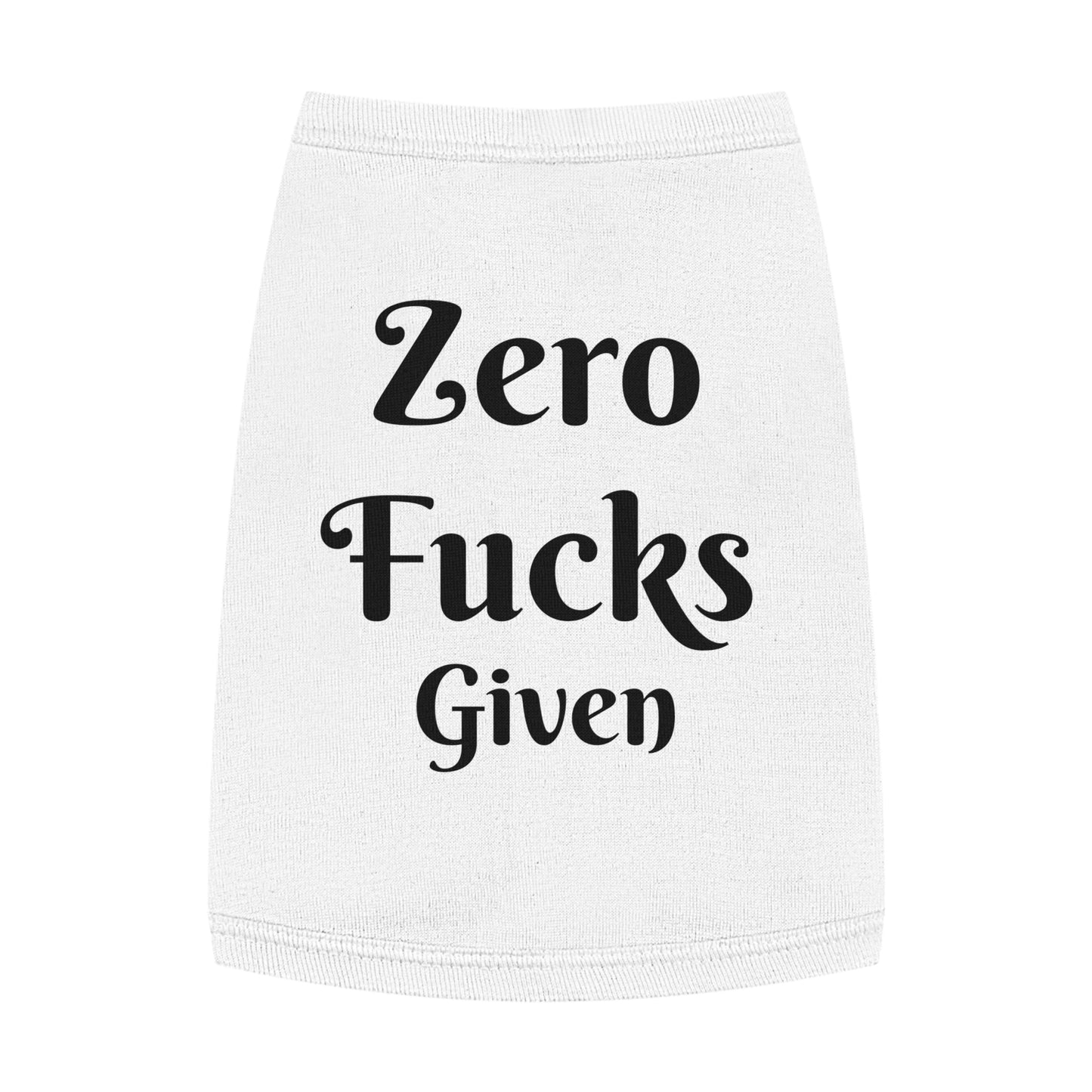 Zero Fucks Pet Tank Top