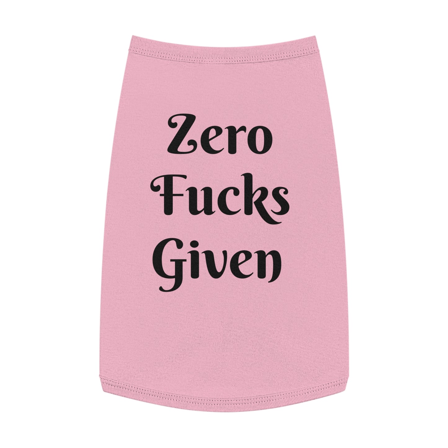 Zero Fucks Pet Tank Top