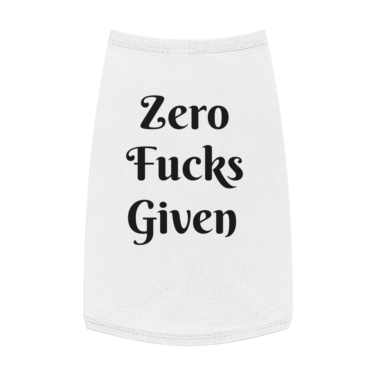 Zero Fucks Pet Tank Top