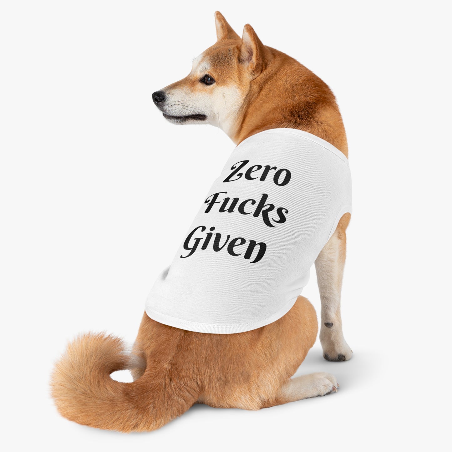 Zero Fucks Pet Tank Top