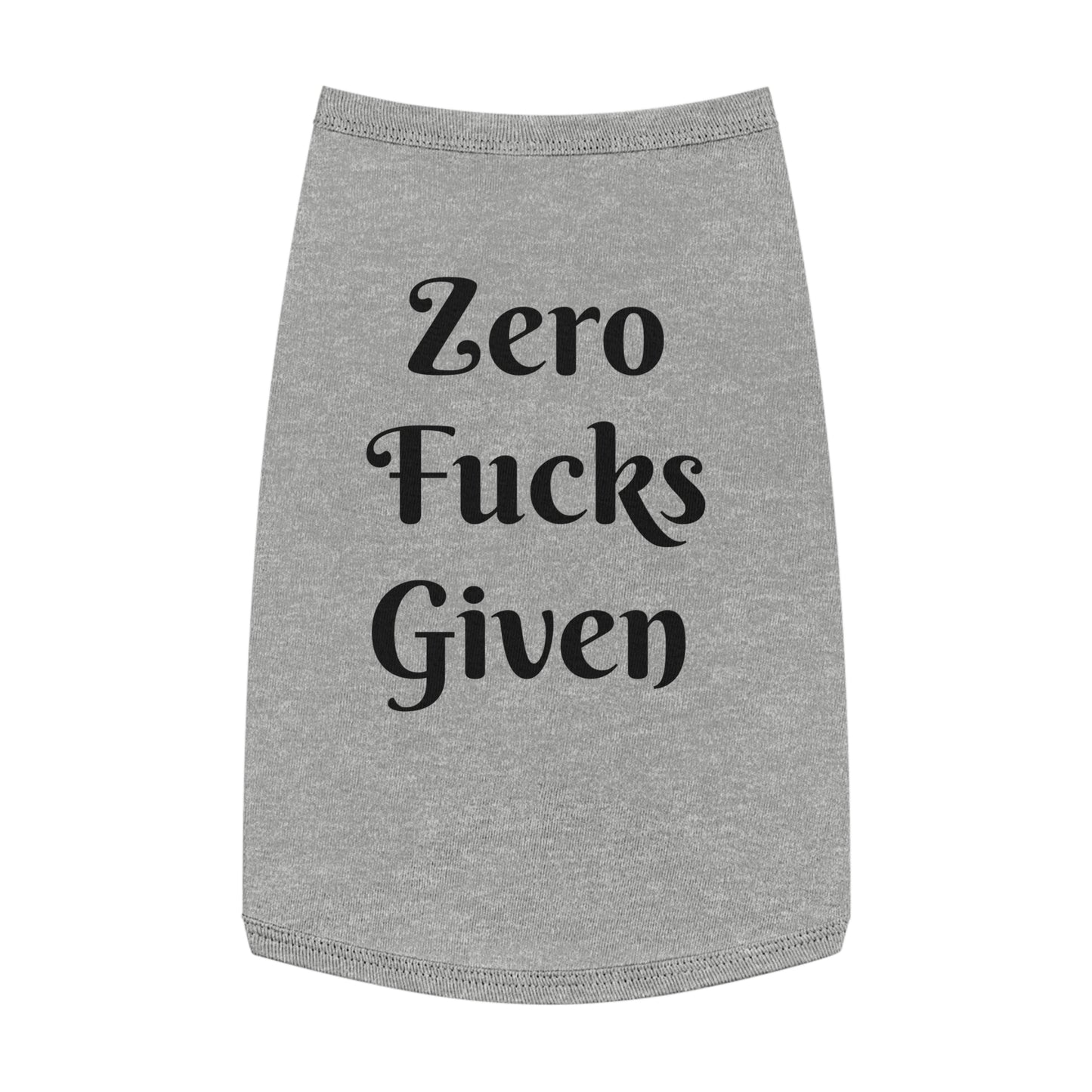 Zero Fucks Pet Tank Top