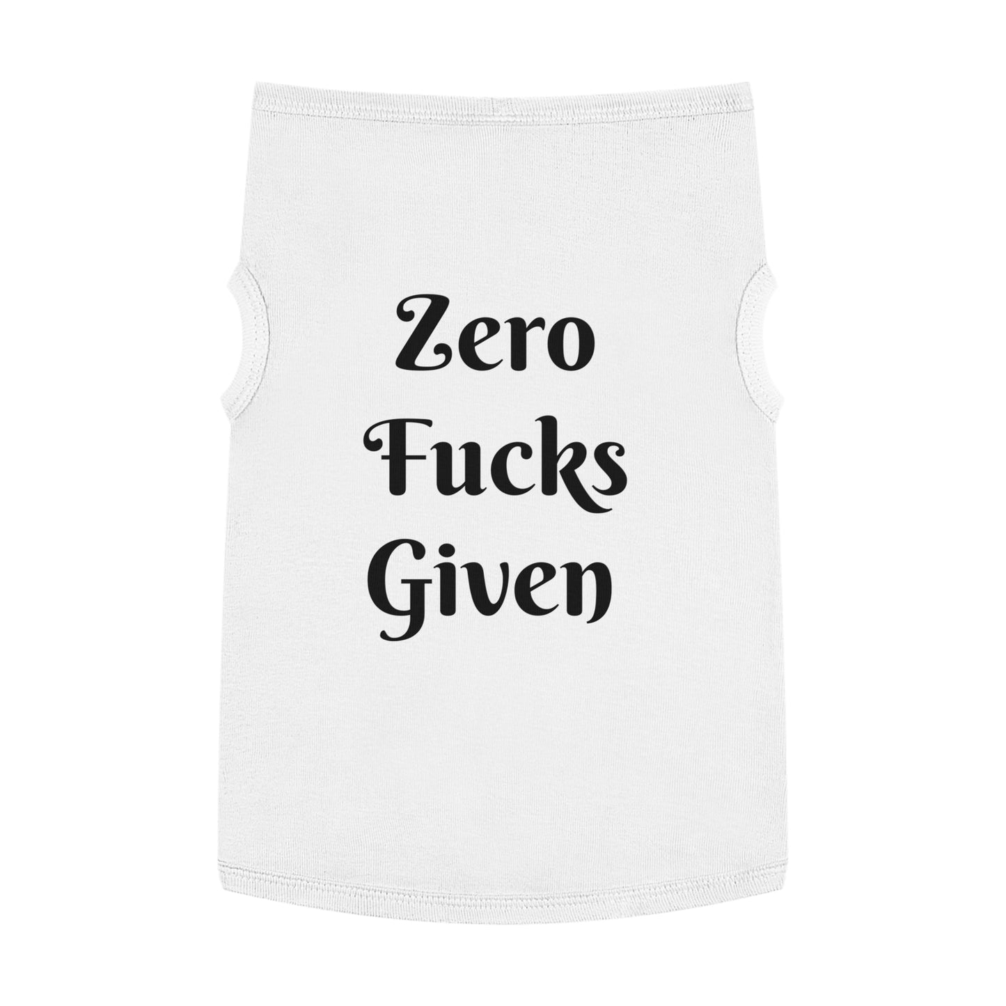 Zero Fucks Pet Tank Top